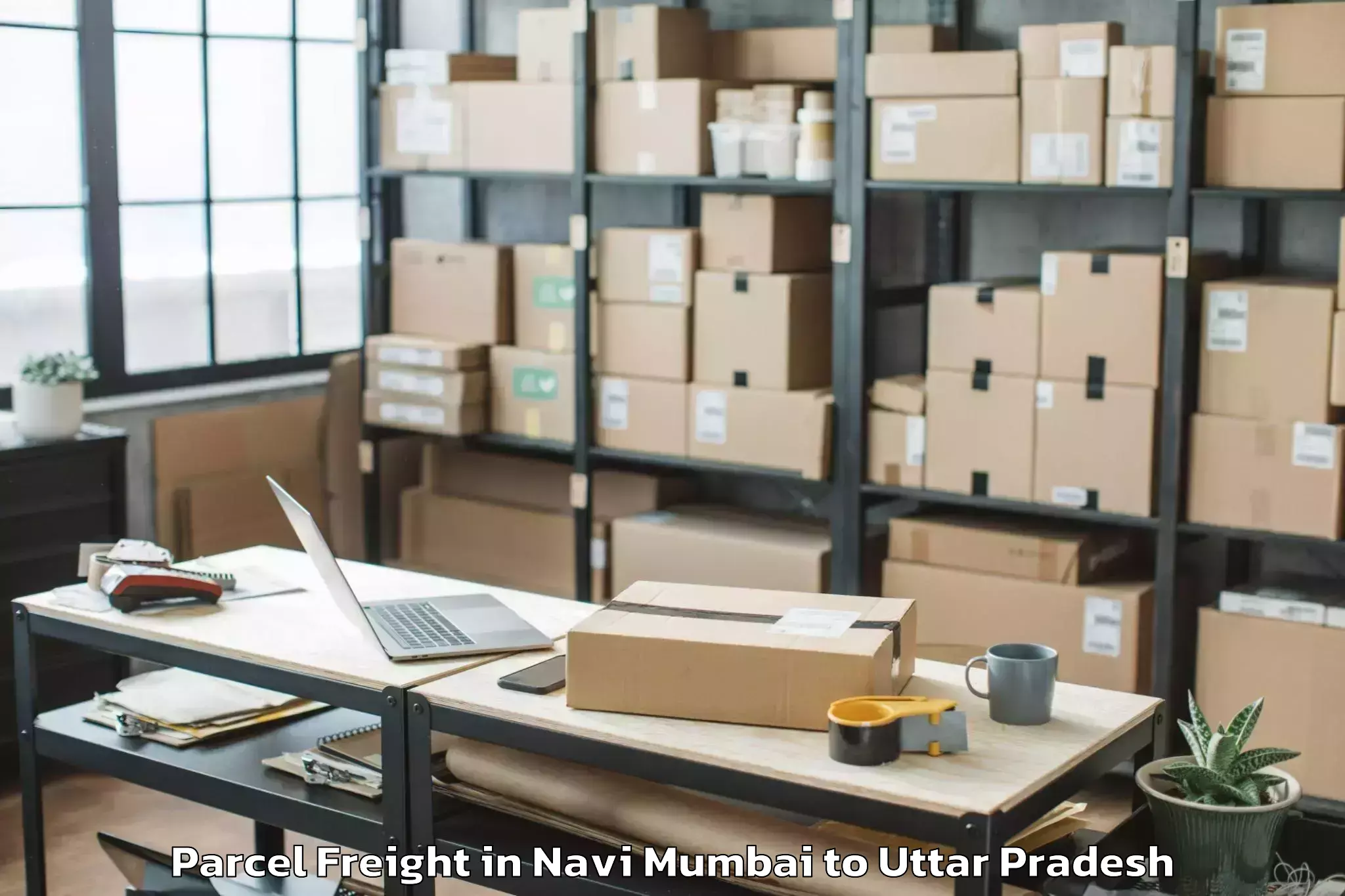 Top Navi Mumbai to Varanasi Parcel Freight Available